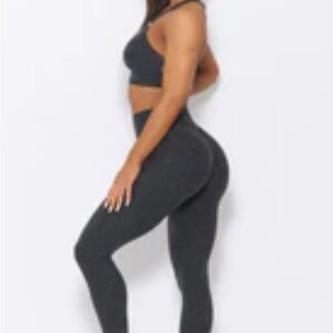 Bombshell Sportswear Gray High-Waisted Leggings